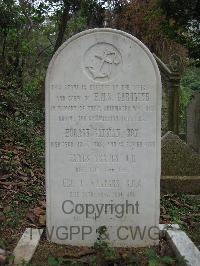 Hong Kong Cemetery - Yeates, James